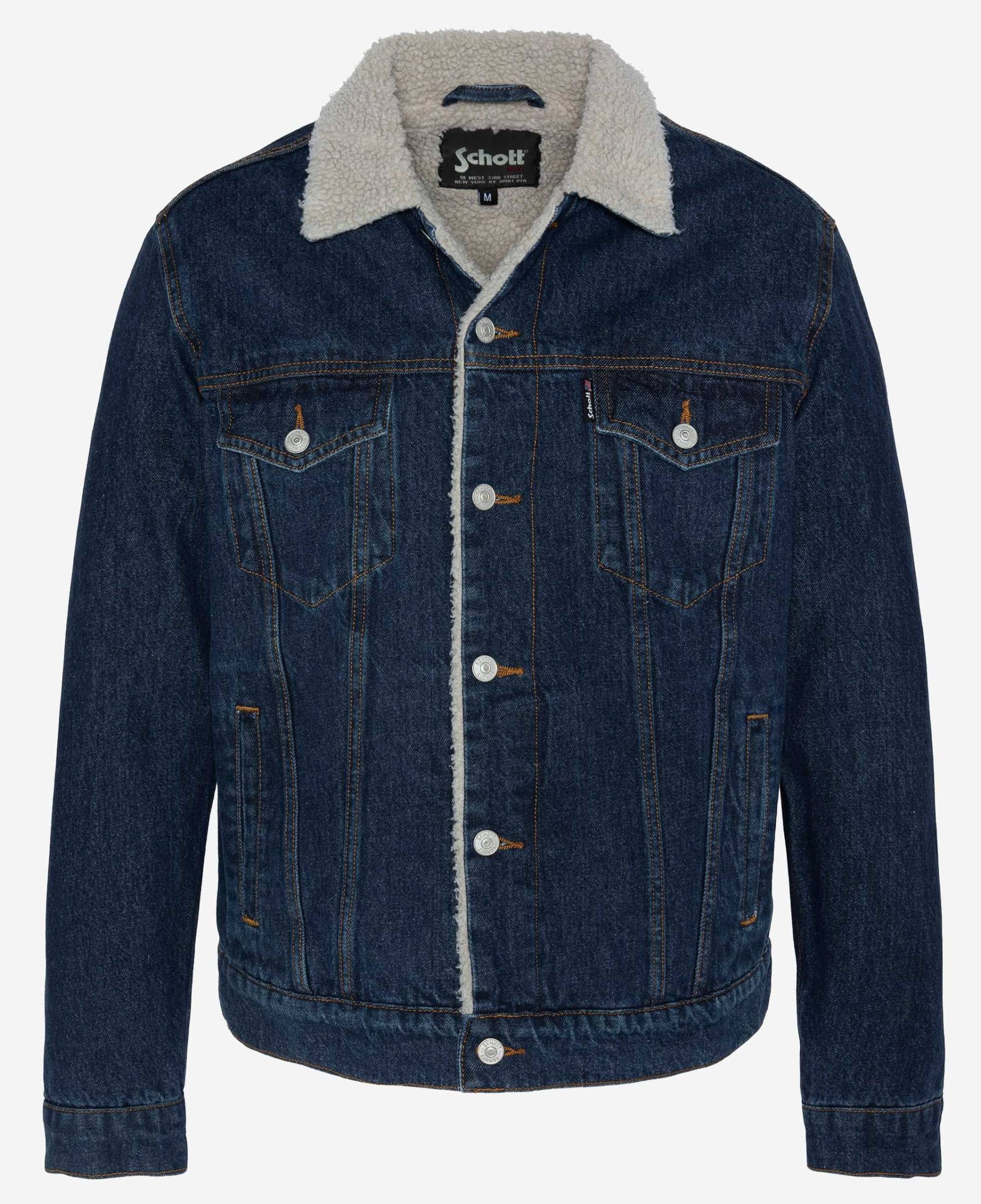 BLOUSON TRUCKER JEANS / SCHOTT